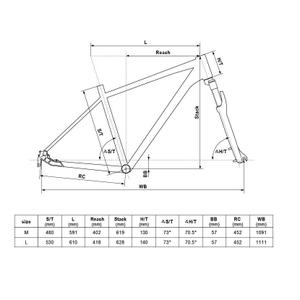 Terrängcykel Kellys Phanatic 30 SHIMANO Cues U3020 18V image-1