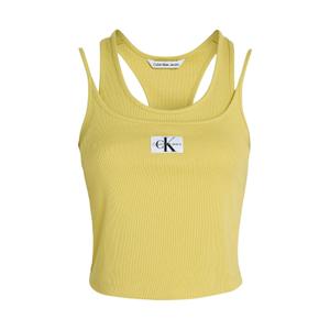 j20j221430-kcq-rippstrick-top-fur-damen-calvin-klein-gelb