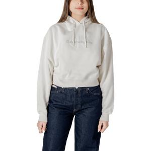 j20j224170-sweatshirt-a-capuche-crop-coton-femme-calvin-klein-blanc