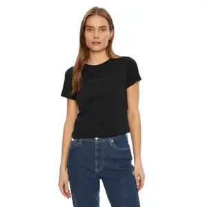 Camiseta gráfica de algodón institucional Calvin Klein image-0