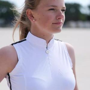 Women's sleeveless riding polo shirt Le Sabotier Manon image-2