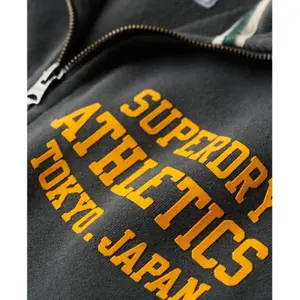 Camisola com fecho de correr de 1/4 Superdry Track & Field Graphic image-4