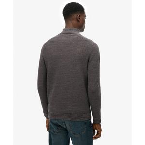 Sudadera de algodón texturizado con cuello de camionero Superdry image-3