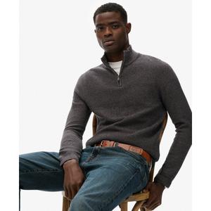 Sudadera de algodón texturizado con cuello de camionero Superdry image-4