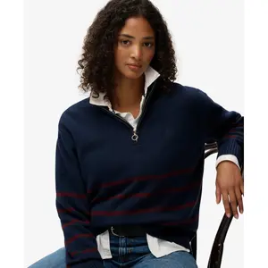 Sudadera de punto con cuello de camionero para mujer Superdry image-2