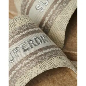 Mules compensées en toile femme Superdry image-3