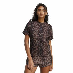 Damen T-Shirt mit Leopardenmuster adidas Essentials image-1