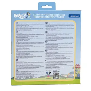 2-in-1 Bluetooth® and Wired Comfortable and Foldable Headphones Lexibook image-1