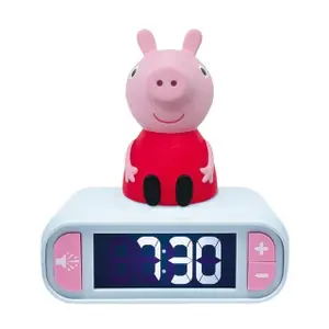 Alarm Clock - Night Light with Sound Effects for Kids Lexibook Peppa Pig image-0