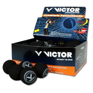 Lot de 36 balles de squash double Victor image-0