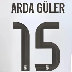 Flocaje hogar Real Madrid Ligue des Champions ARDA GÜLER #15 2025/26 image-0