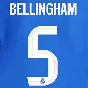 Flocagem terceira do Real Madrid Ligue des Champions BELLINGHAM #5 2025/26