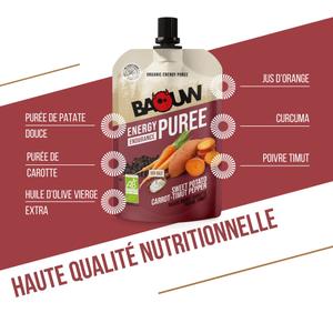 Energipuré av sötpotatis-morot-timutpeppar Baouw image-1