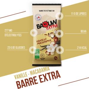 Extra Vanille-Macadamia-Ernährungsriegel Baouw image-1