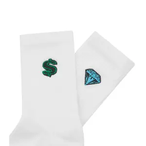 Football Socks Billionaire Boys Club Diamonds & Dollars image-1