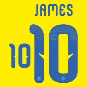 Home flocking Colombia Coupe du Monde JAMES #10 2026