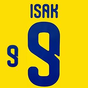 Flocage Zuhause Schweden Coupe du Monde ISAK #9 2026