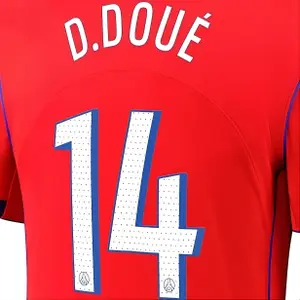 Flocage third PSG Ligue des Champions D.DOUÉ #14 2025/26 image-0