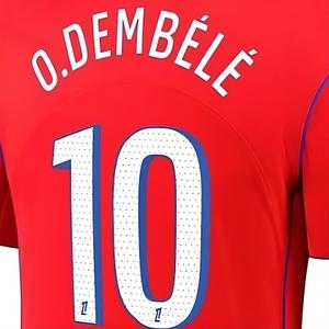 Flocage derde PSG Ligue 1 O.DEMBÉLÉ #10 2025/26