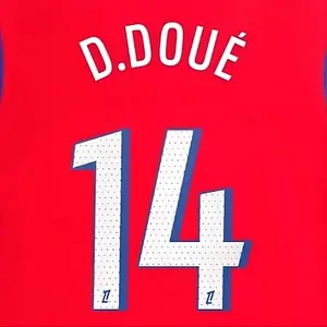 Flocage derde PSG Ligue 1 D.DOUÉ #14 2025/26
