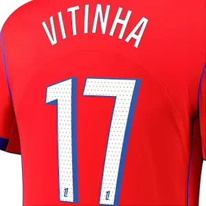 Flocage dritter PSG Ligue 1 VITINHA #17 2025/26 image-0