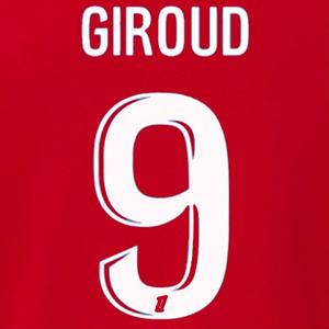 Flocage Zuhause LOSC Ligue 1 GIROUD #9 2025/26