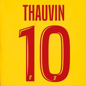 Flocage Heim Lens Ligue 1 THAUVIN #10 2024/26