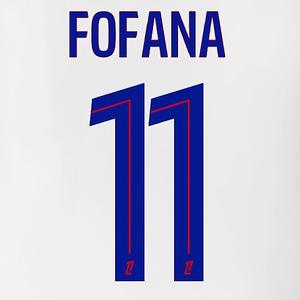 Flocage Home OL Ligue 1 FOFANA #11 2025/26