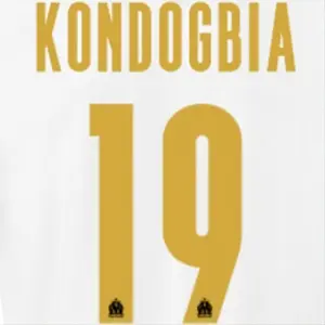 OM Champions League KONDOGBIA #19 2025/26 print image-0