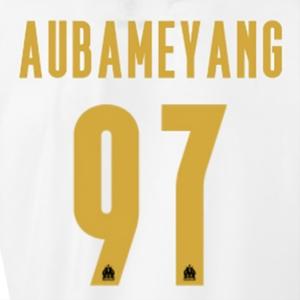 Flocage Heim OM Champions League AUBAMEYANG #97 2025/26