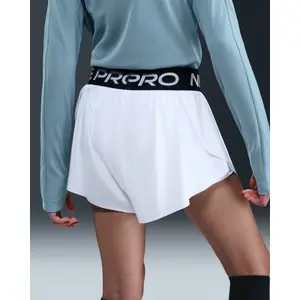 Shorts da bambina 2 in 1 Nike Pro image-2