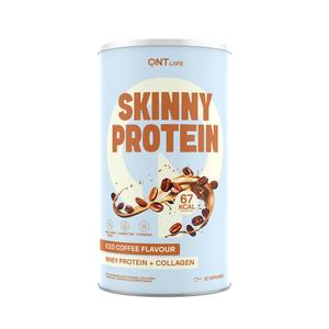 Iced coffee protein nutrition QNT Skinny Protein