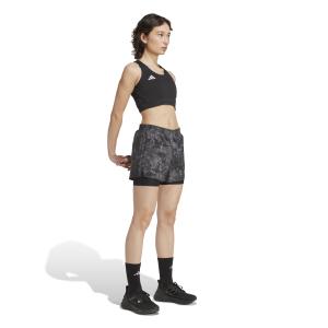 Calções 2-em-1 para mulheres adidas Own the Run Spray Dye image-2