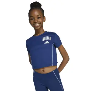 Girl's printed athletic top adidas Train Essentials Collegiate image-4