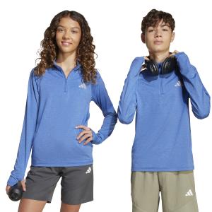 Langarmshirt mit 1/4 Reißverschluss für Kinder adidas Goto PZ image-2