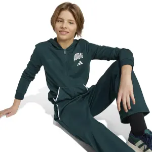 Hoodie med dragkedja för barn adidas Essentials Collegiate Typography image-4