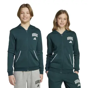 Hoodie med dragkedja för barn adidas Essentials Collegiate Typography image-5