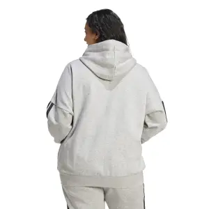 Felpa con cappuccio da donna adidas Essentials 3 Stripes image-3