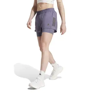 Short 2 en 1 femme adidas Own the Run CLIMACOOL image-1