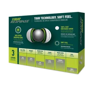 Bolas de golfe Taylormade Tour Response (x12) image-2
