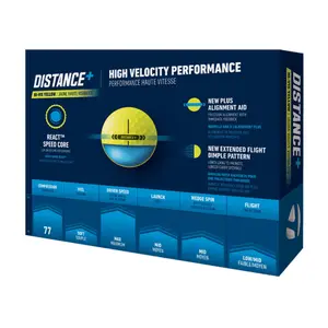 Pelotas de golf Taylormade Distance+ (x12) image-2