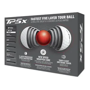 Golfballen Taylormade TP5 X 2024 (x12) image-4