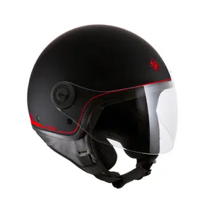 Motorradhelm Demi-Jet Tucano Urbano El'jettin 6.0 Ac Milan image-0