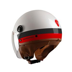 Motorradhelm Demi-Jet Tucano Urbano El'jettin 6.0 Ac Milan image-1