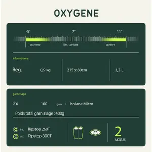 Sacco a pelo Wilsa Outdoor Oxygene image-4