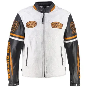 Motorcycle leather jacket Von Dutch California