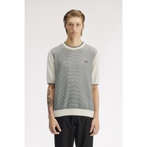 T-shirt en maille gaufrée Tonic Fred Perry image-2