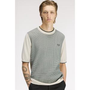 T-shirt en maille gaufrée Tonic Fred Perry image-3
