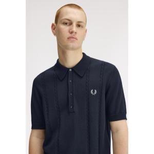 Mesh polo shirt Fred Perry image-5