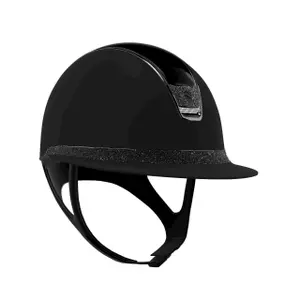 Paardrijhelm Miss Shadowmatt 2.0 met Crystal Fab voorhoofdband Samshield